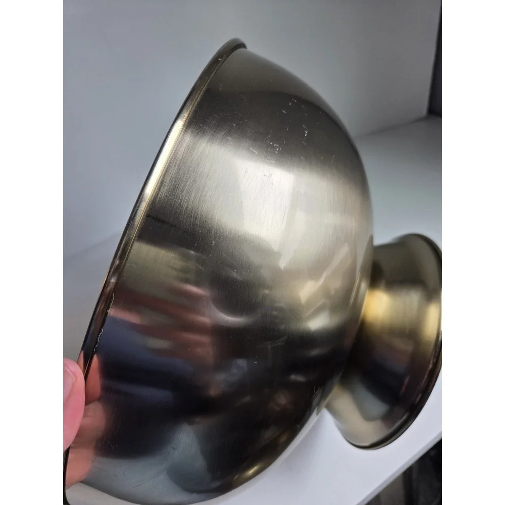 Williams Sonoma Gold Party Tub Bowl Server XL 14.5